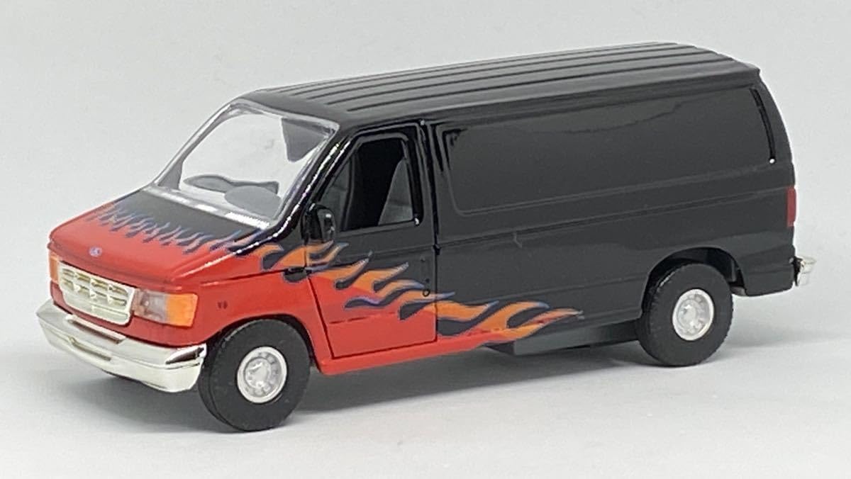 Amazon | TINS TOYS 1/43 フォード エコノライン E350 ブラック
